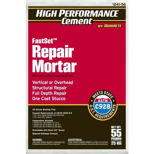 Mortar Sealant FastSet Gray 55 lb Gray