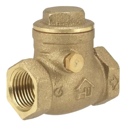 Check Valve 1-1/4" D X 1-1/4" D FIP Brass Swing