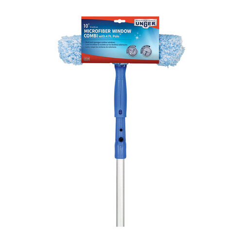 Unger 977080 Window Cleaning Kit 10" Microfiber