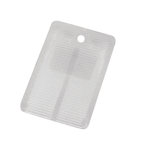 Toilet Shim, EZ Wedge, Plastic, Clear - pack of 6