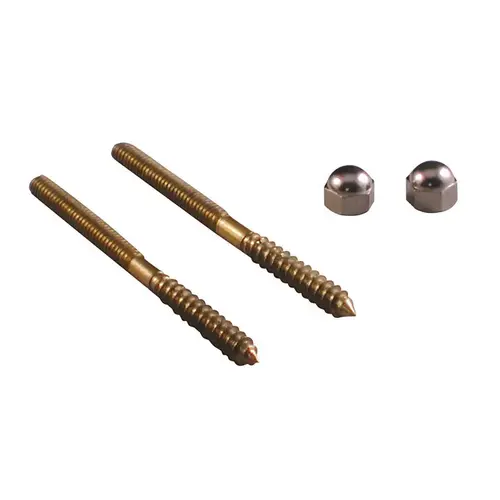 Closet Screw, Stainless Steel Pair