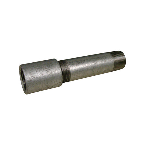 Nipple with Coupling Southland 1/2" MPT T Galvanized Steel 4" L Galvanized