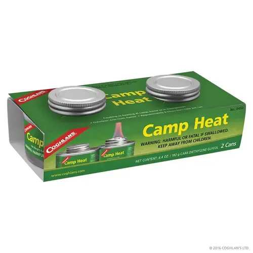 Camp Heat 6.4 Oz. Canned Cooking Fuel - pack of 2