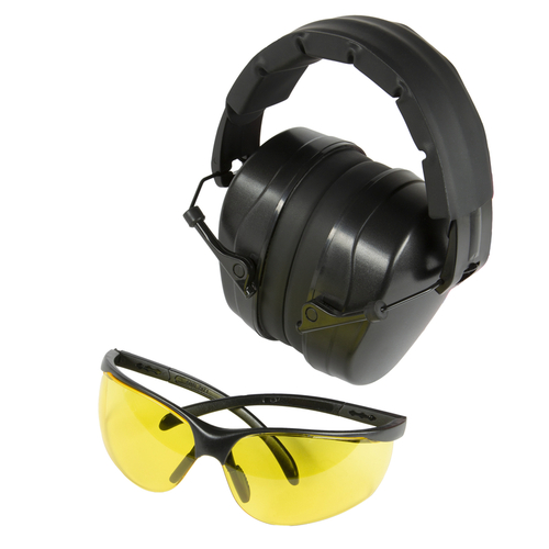 Champion 40626 Passive Muff Hearing Protection Black Plastic 7.50" Black