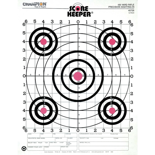 Champion 45726 Sight-In Target