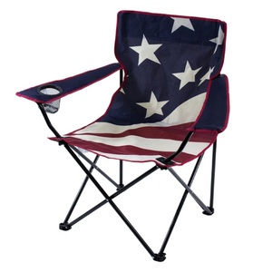 Quik Shade 160053PK6 Folding Quad Chair Red White Blue USA