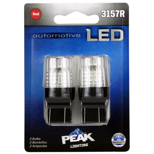 PEAK 3157RLED-2BPP Automotive Bulb LED Parking/Stop/Tail/Turn 3157R