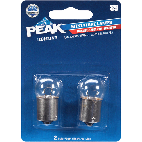 PEAK 89LL-BPP Miniature Automotive Bulb Halogen Indicator 89