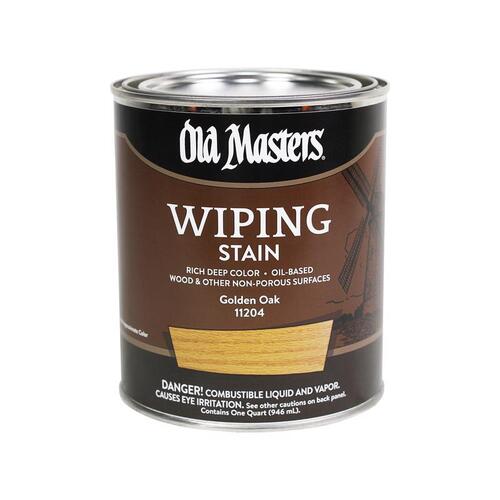 Old Masters 11204 Wiping Stain SemiTransparent Golden Oak OilBased 1