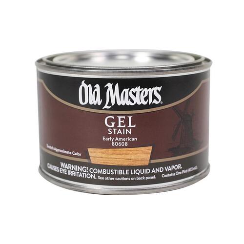 Old Masters 80608 Gel Stain Semi-Transparent Early American Oil-Based ...