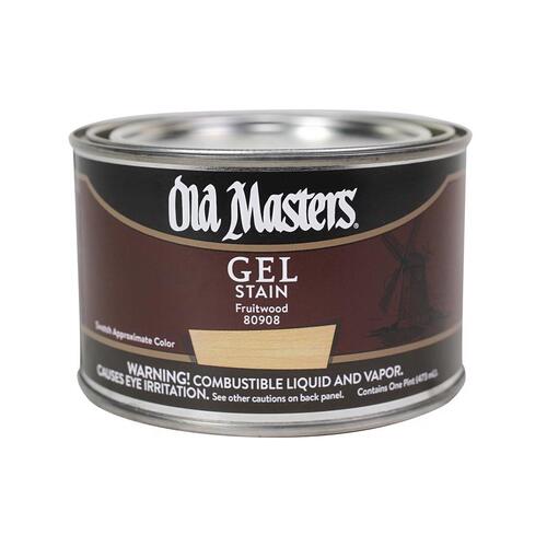 Old Masters 80908 Gel Stain Semi-transparent Fruitwood Oil-based Alkyd 