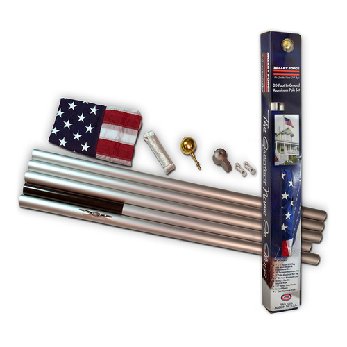 Flag Kit American 36" H X 60" W Multicolored