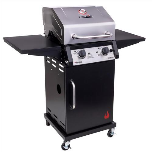 Gas Grill, Liquid Propane, 1 ft 5-1/2 in W Cooking Surface, 1 ft 5-3/32 in D Cooking Surface