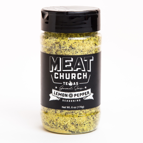 Meat Church 988079 Seasoning Gourmet Series Lemon Pepper 6 oz Bottle