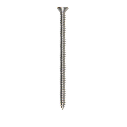 Sheet Metal Screws No. 10 S X 3" L Phillips Flat Head Silver