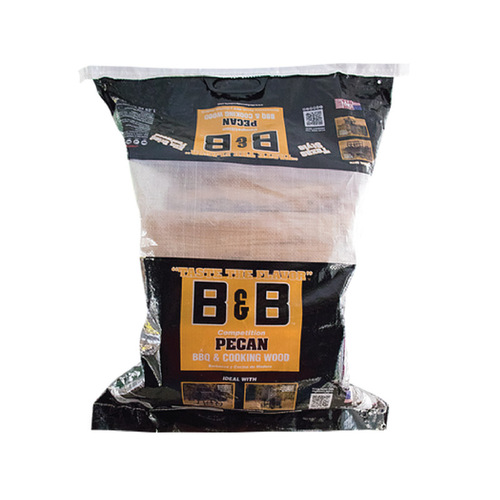 B&B Charcoal 00116 Cooking Logs All Natural Pecan 1.25 cu ft