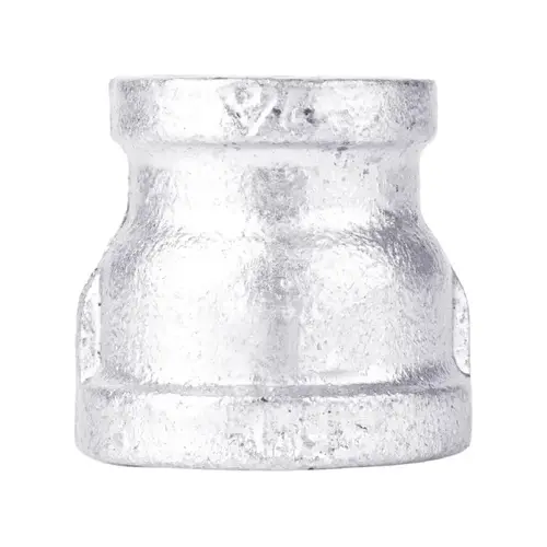 Reducing Coupling 4" FIP each X 2-1/2" D FIP each Galvanized Malleable Iron Galvanized