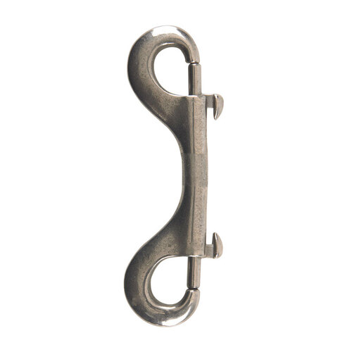 Campbell 5336920 Double Ended Bolt Snap 3/8" D X 4" L Polished Stainless Steel 130 lb Polished