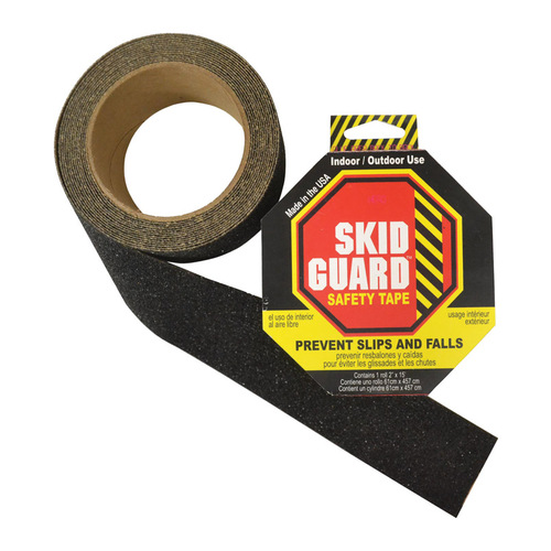 Skid Guard 65102 Anti-Slip Tape Black 2" W X 15 ft. L 1 pk Black