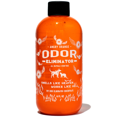 Angry Orange Q9-V7BL-ZRIL Odor Eliminator Concentrate All Pets Liquid 8 oz