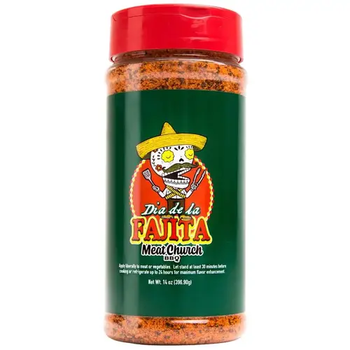 Meat Church 288673 Seasoning Rub Dia de la Fajita 14 oz