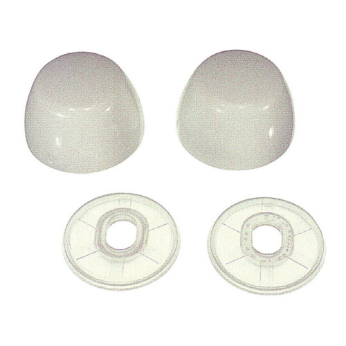 Danco 9D00080821 Toilet Bolt Caps White Plastic White