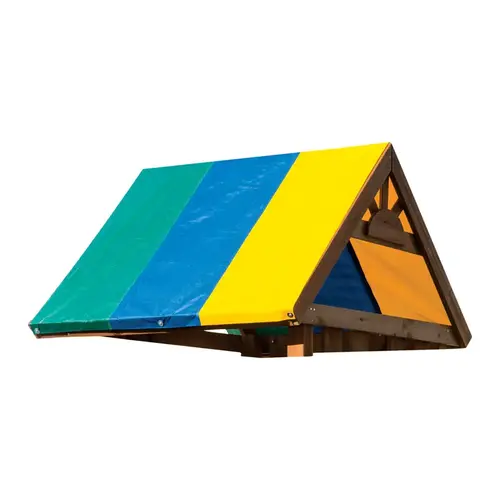 SWING N SLIDE NE 4403 52 In. x 90 In. Multicolored Replacement Poly Tarp