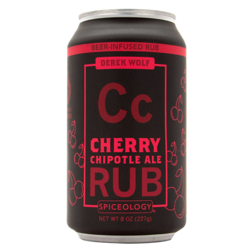 BBQ Rub Derek Wolf Cherry Chipotle Ale 8 oz - pack of 6