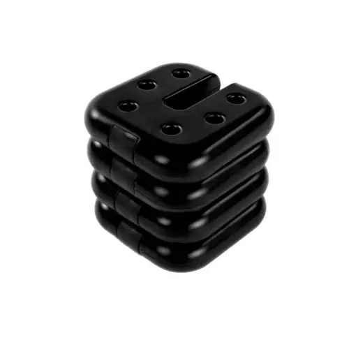Crown Shades WP-4PK Weight Plate Black Plastic Black
