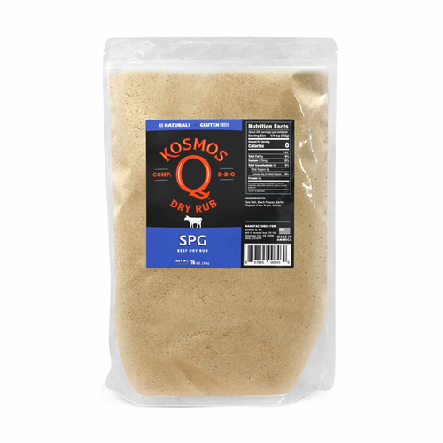 Kosmos Q RUB-SPG-01 Dry Rub SPG Beef 16 oz