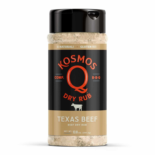 Kosmos Q RUB-TB-SHK Dry Rub Texas Beef 13.8 oz