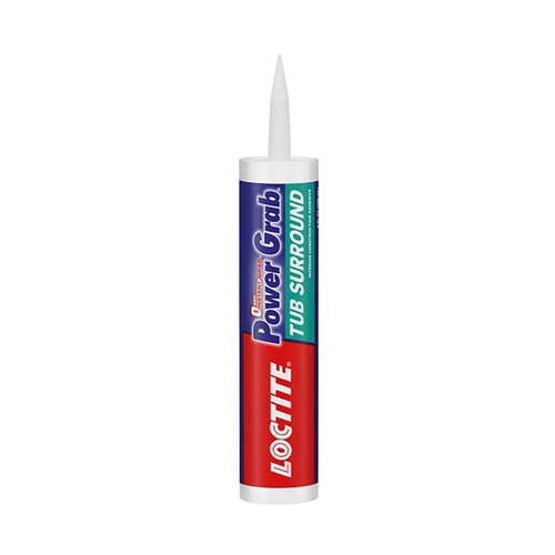 Loctite 2546759 Construction Adhesive Power Grab Tub Surrounds Synthetic Latex 10 oz White