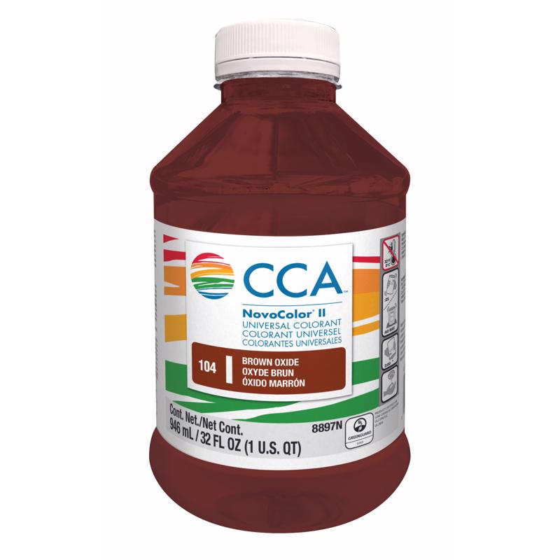 CCA 076.008897N.005 NovoColor II Series 076.00.005 Universal Colorant, Brown, Liquid, 1 qt