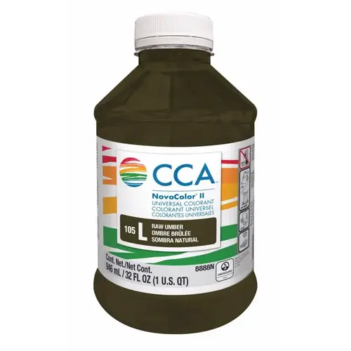 Paint Colorant NovoColor II Raw Umber 1 qt Raw Umber