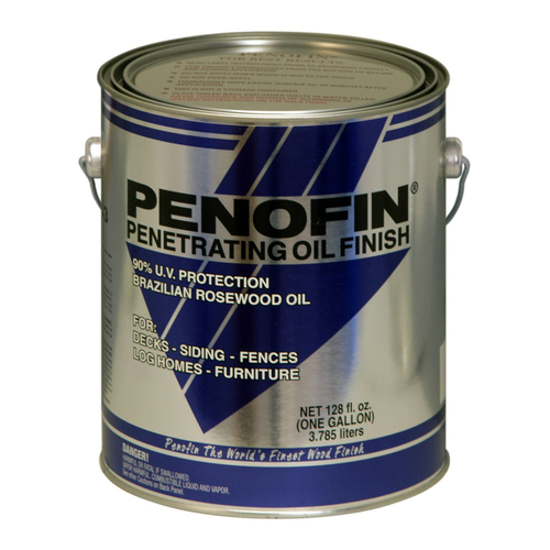Penofin F5ETRGA Penetrating Wood Stain Semi-Transparent Redwood Oil-Based 1 gal Redwood