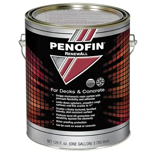 Penofin F1RSLGA Deck and Concrete Sealant Renewall Seal Acrylic Transparent 1 gal Seal