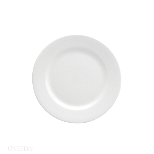 ONEIDA F8010000124 Oneida 7.125 Inch Buffalo Bright White Rolled Edge Plate, 36 Each