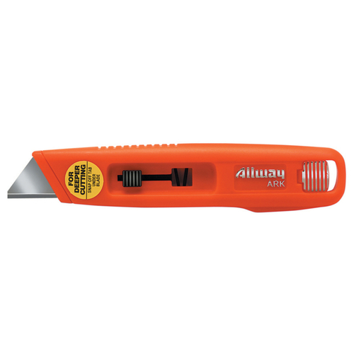 Allway ARK-XCP10 Utility Knife 8.5" Retractable Orange Orange - pack of 10