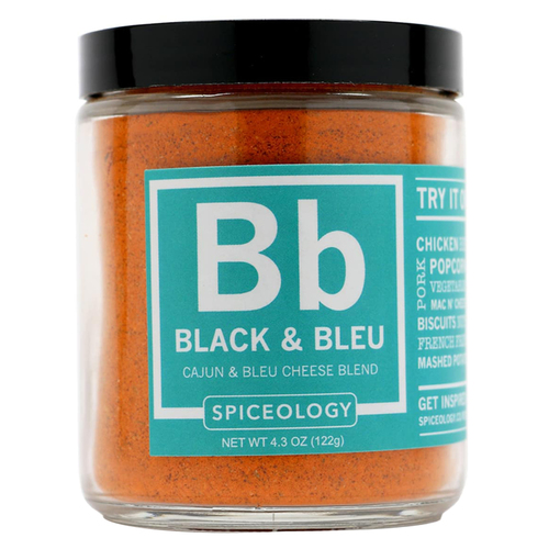 Seasoning Rub Black & Bleu Cajun & Bleu Cheese Blend 4.3 oz