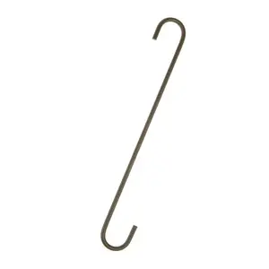 Panacea White Steel 12 in. H S-Hook Extender Hook 1 pk Panacea White Steel 12 in. H S-Hook Extender Hook 1 pk