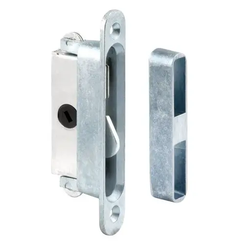 Prime-Line E 2079 Patio Door Latch Zinc-Plated Silver Aluminum Zinc-Plated