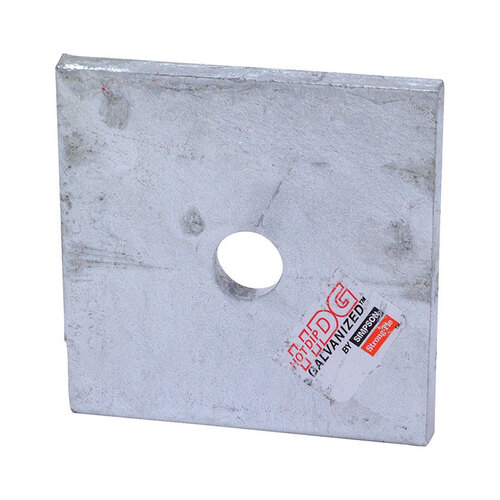 Bearing Plate HDG 2" H X 0.8" W X 3" L Galvanized Steel Galvanized