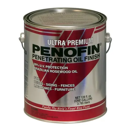 Penofin F3MCLGA Penetrating Wood Stain Ultra Premium Transparent Clear Oil-Based 1 gal Clear