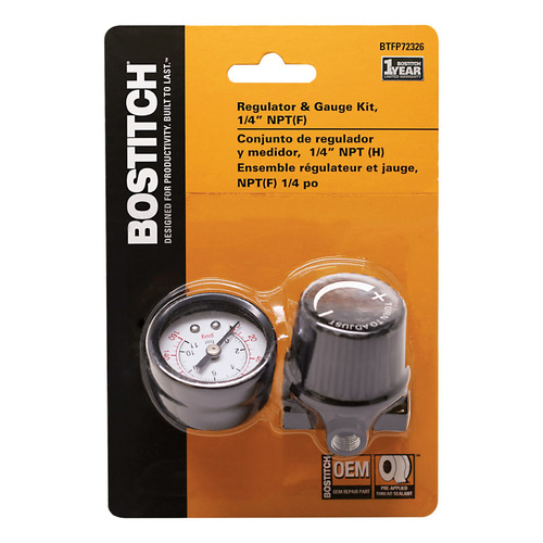 Bostitch BTFP72326 Regulator and Gauge Kit, Mini