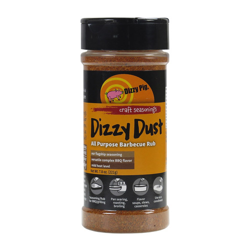 BBQ Rub Dizzy Dust Regular Grind 7.8 oz