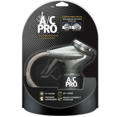 A/C Pro ACP410-4 AC Gauge and Hose R134a 1 pc Gray
