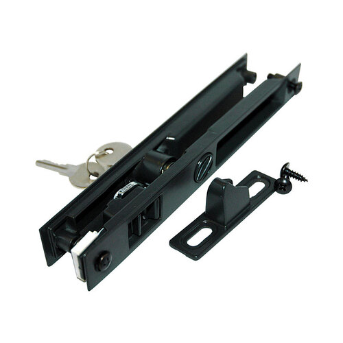 Barton Kramer 445BC Sliding Glass Door Lock Set Bronze Black