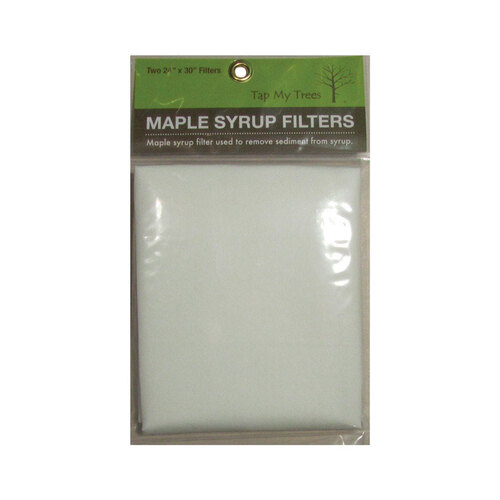 Tap My Trees 2114 Maple Sugaring Syrup Filter Sheet 24" Stainless Steel