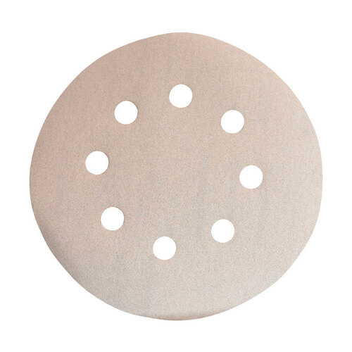 Sanding Disc 5" Aluminum Oxide Hook and Loop 180 Grit Very Fine