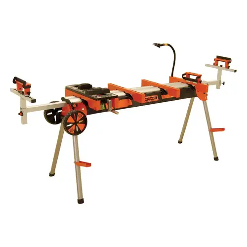 Miter Saw Stand Portamate Steel 116" L X 33" H X 11" W Orange Orange